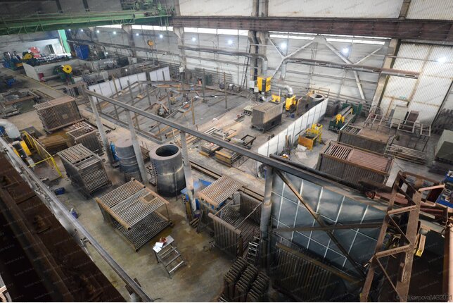 Газовый котел 1.5 МВт производство