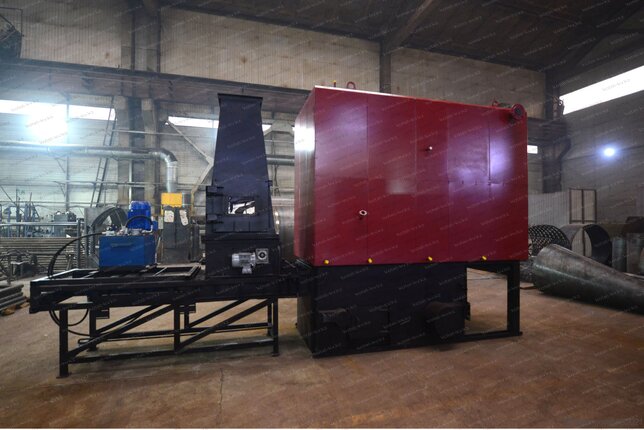 Котел 800 кВт на опилках с автоматической подачей