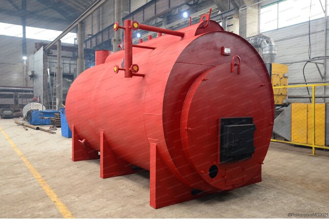 Паровой жаротрубный котел 1200 кг пара в час 115 С